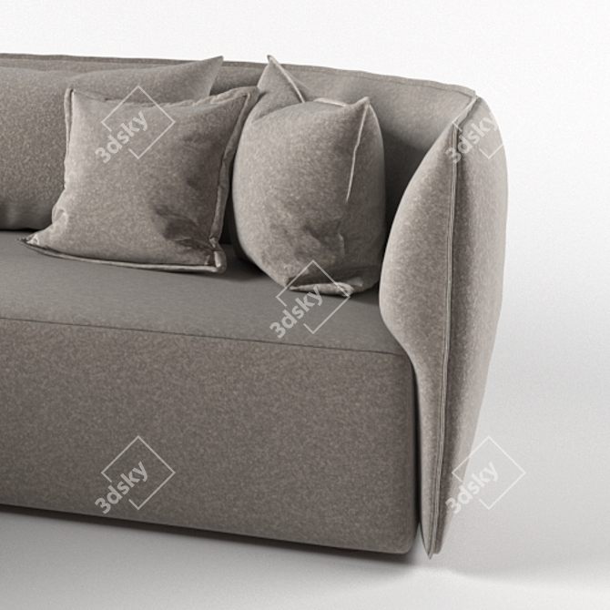 Modular Elegance: Moroso Chamfer Sofa 3D model image 2