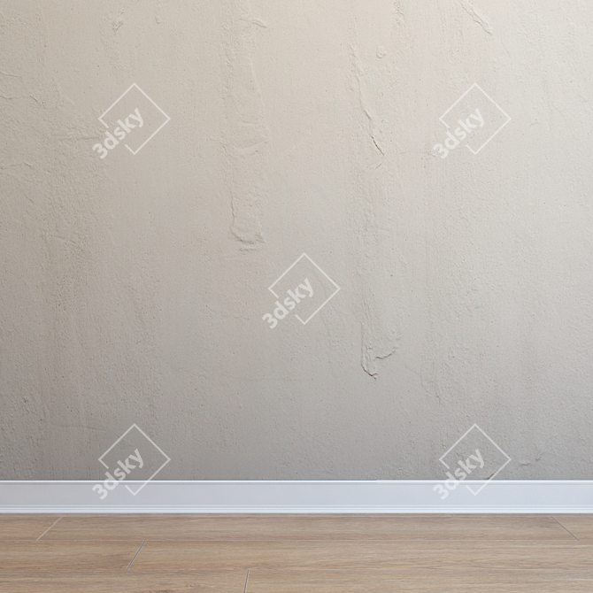 Seamless Ultra HD Plaster 3D model image 1