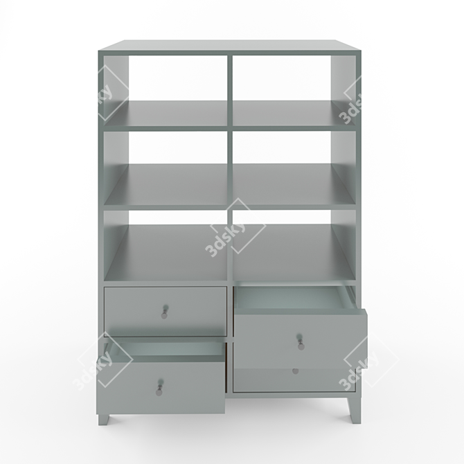 Stylish Storage Module: БРЮГГИА 3D model image 2