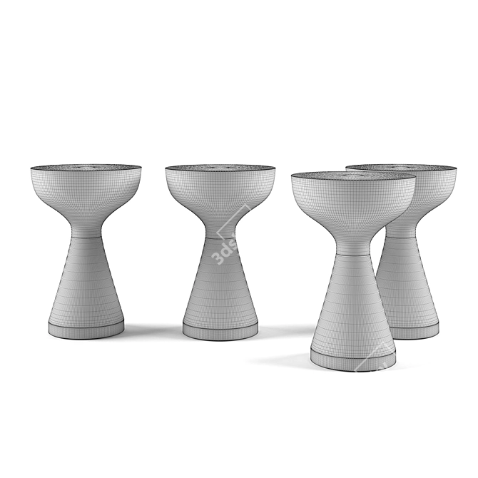 Floating Elegance: Pinch-inspired Table 3D model image 2