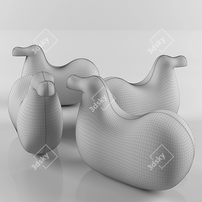 Dodo Chair: Stylish & Comfortable 3D model image 2