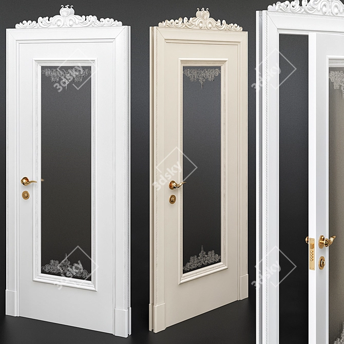 Imperiale V Insert Bianco: Classic Elegance for Your Interior 3D model image 1