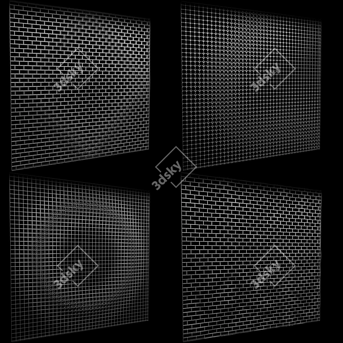 Dynamic Wall Designs: Limitless Creativity 3D model image 2