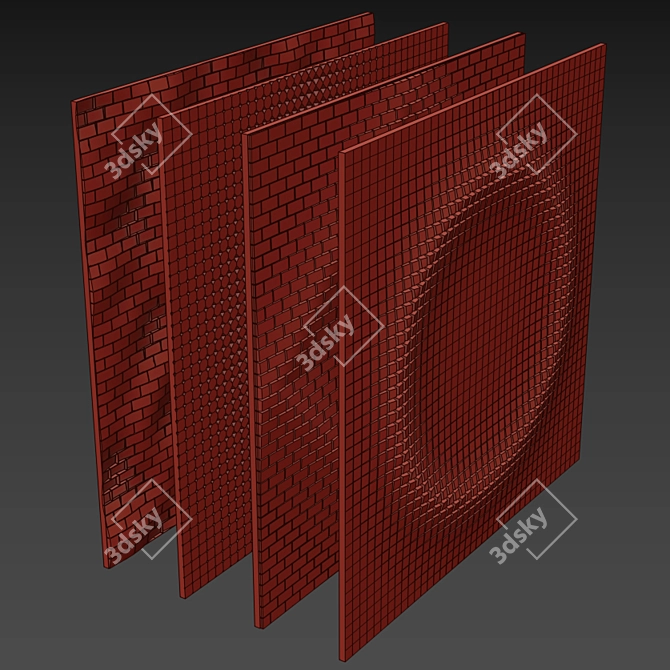 Dynamic Wall Designs: Limitless Creativity 3D model image 3