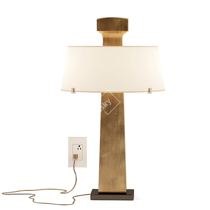 Elegant Patmos Table Lamp 3D model image 1