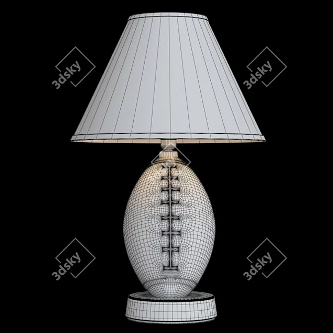 Kickoff Time 13.5" Table Lamp

Title: Sport-inspired Table Lamp 3D model image 3