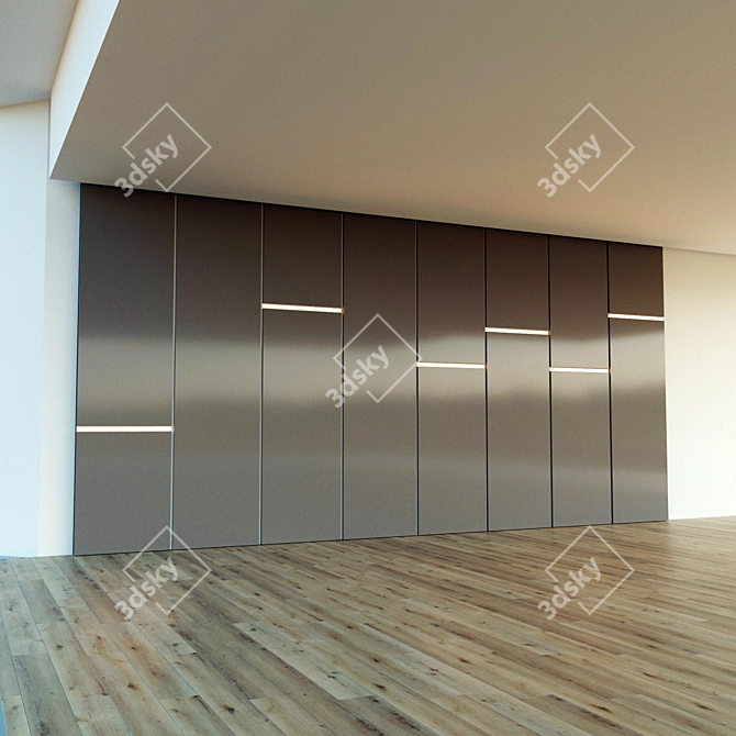 Illuminate your space with Decorative Wall 3D model image 2