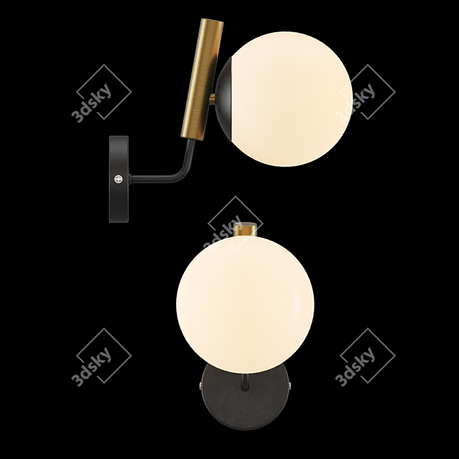 Freya Paolina Wall Sconce 3D model image 2