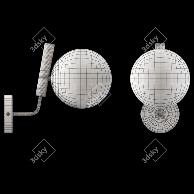 Freya Paolina Wall Sconce 3D model image 3