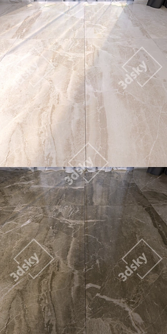 Luxury Marble Floor Set 17 3D model image 2