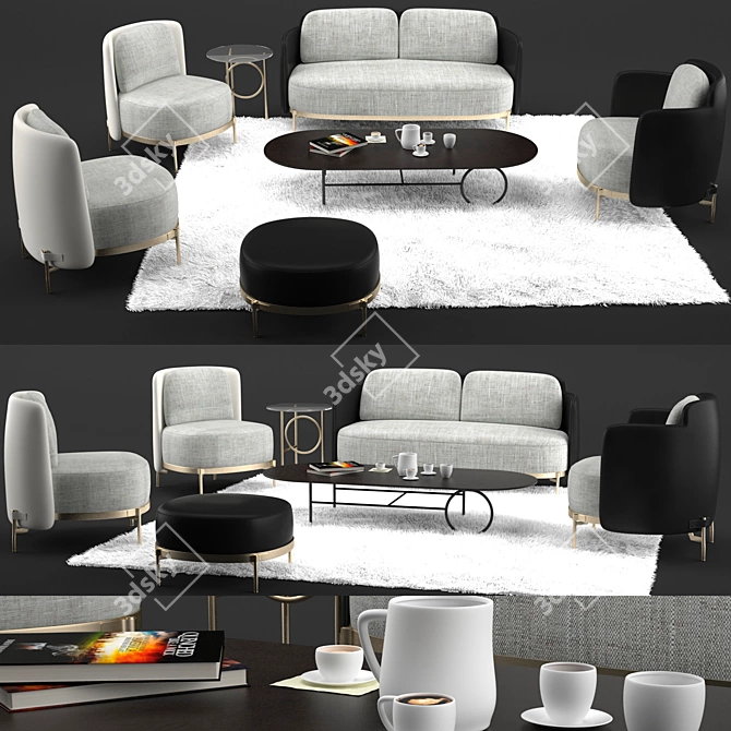 Elevate Your Space with Minotti 3D model image 1