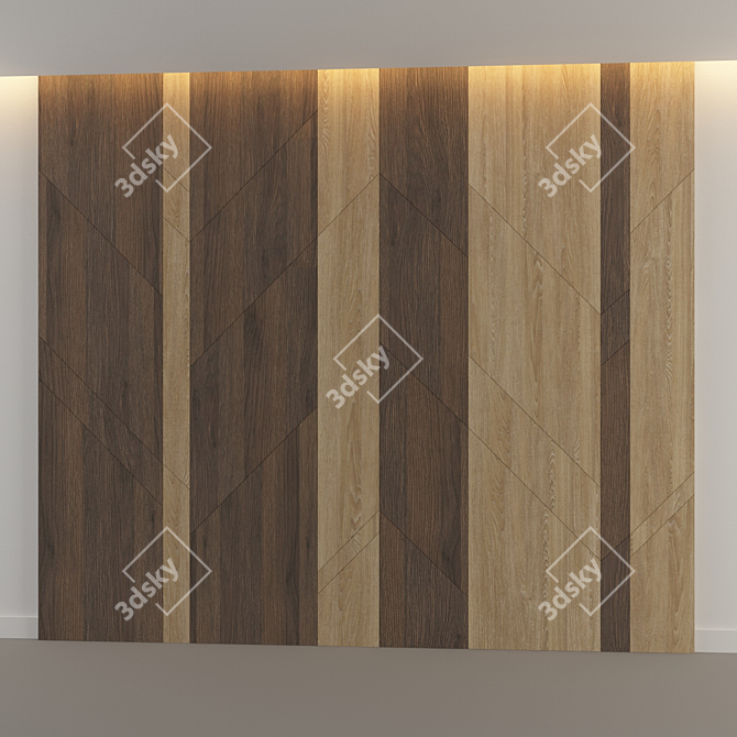 3D Panel - Modern Home Décor 3D model image 3