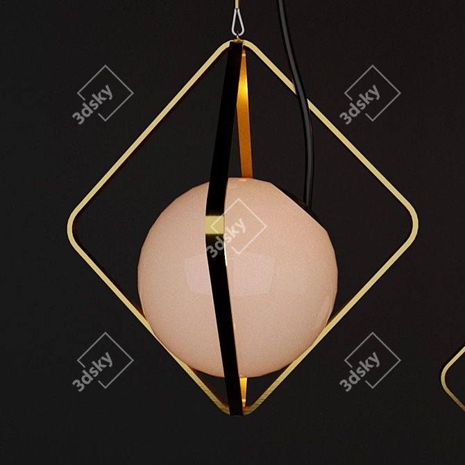 Elegant Pendant Lighting 3D model image 2