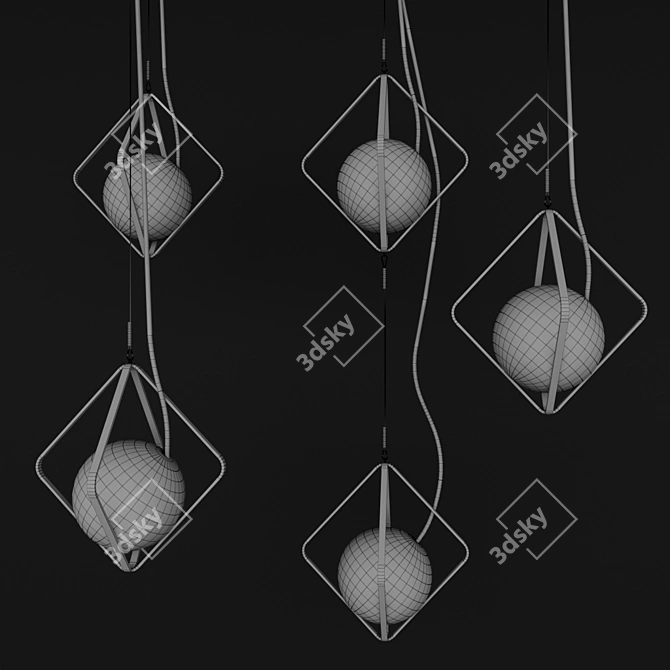 Elegant Pendant Lighting 3D model image 3