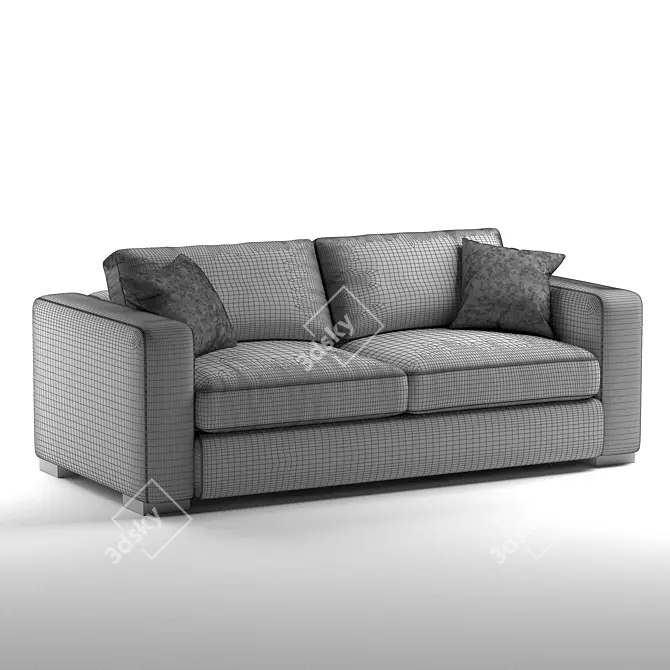 Stylish Estelio Calipso Sofa 3D model image 2