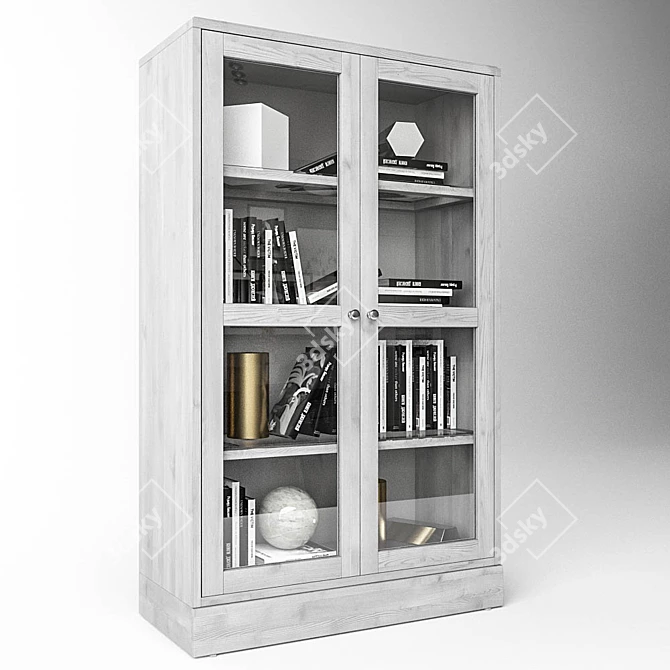 HAVSTA Display Cabinet with Stand 3D model image 1