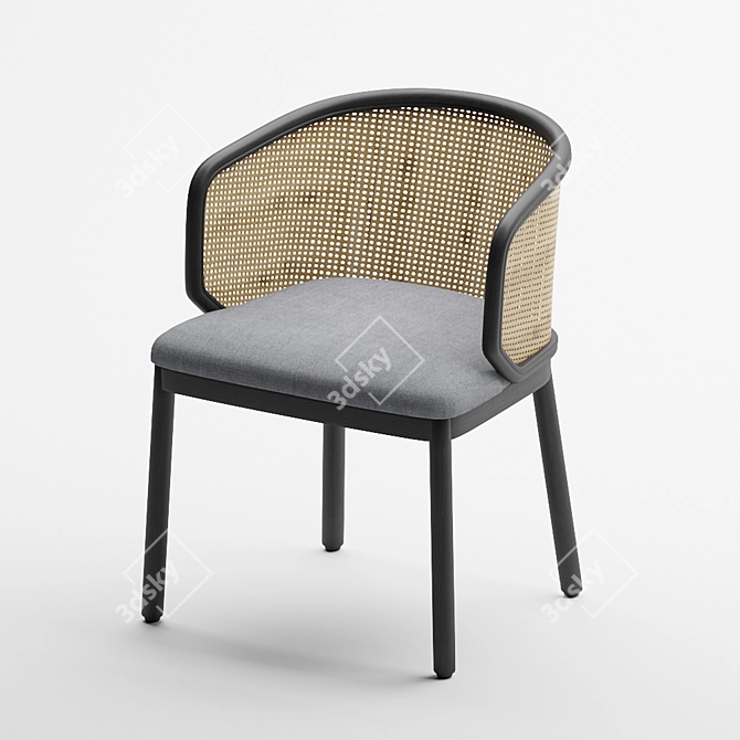 Sleek and Stylish Panos Chair 3D model image 1