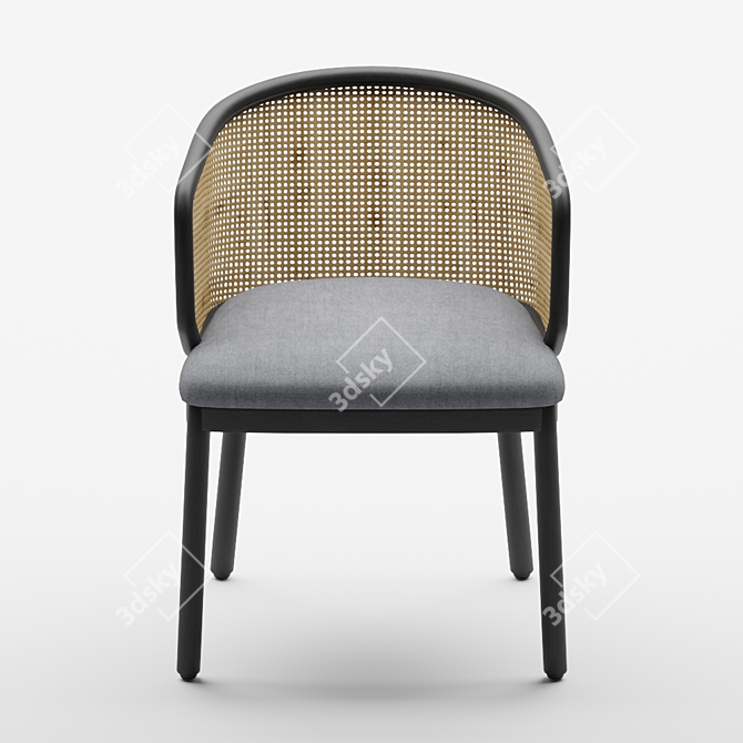 Sleek and Stylish Panos Chair 3D model image 3