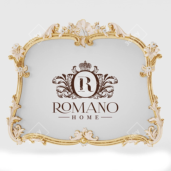 Romano Home Genevieve Mirror 3D model image 1