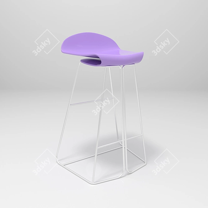 Modern Bar Chairs 3D model image 2