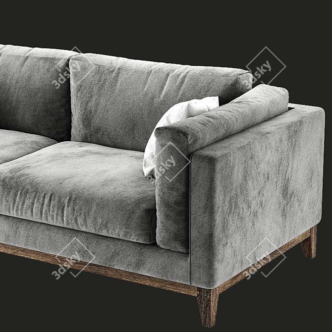 Modern 3D Sofa Design 3D model image 2