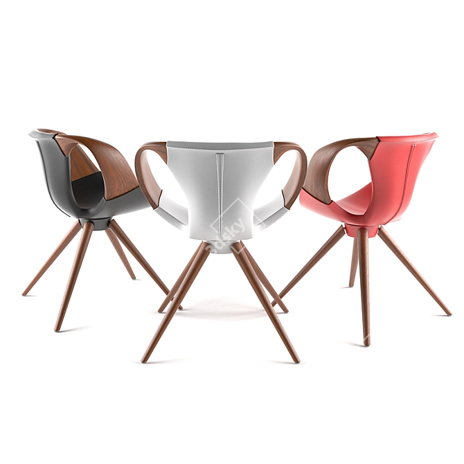 Elevate Your Space with Tonon Up Chair 3D model image 2