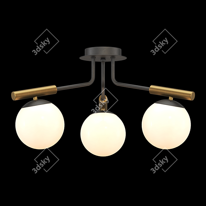 Freya Paolina Ceiling Light 3D model image 1