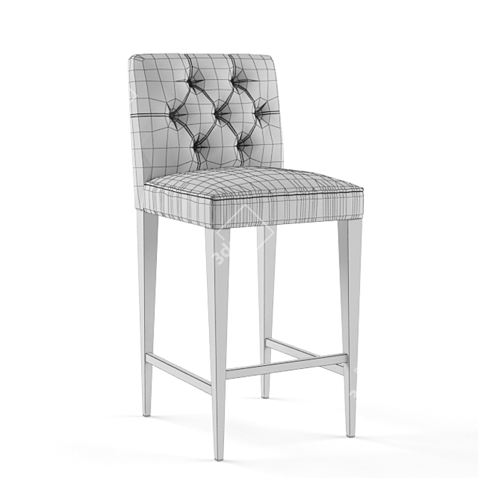 Tosconova Tuscany Stool: Timeless Elegance for Your Home 3D model image 2