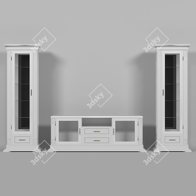 Versatile Storage Solution 3D model image 1