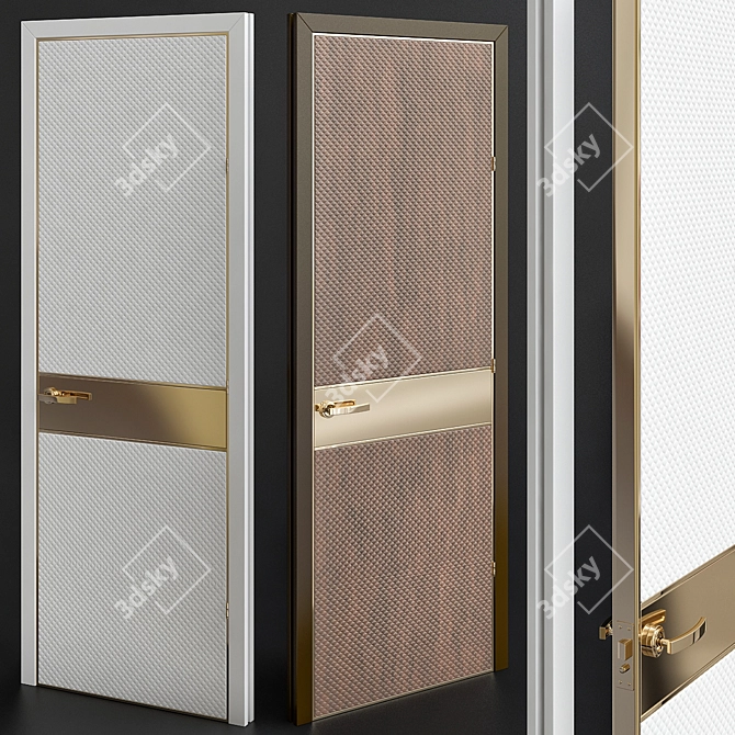 Elegant Vogue Noce Doors 3D model image 1