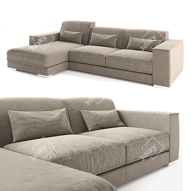 DOIMO SALOTTI Steven Sofa 3D model image 1