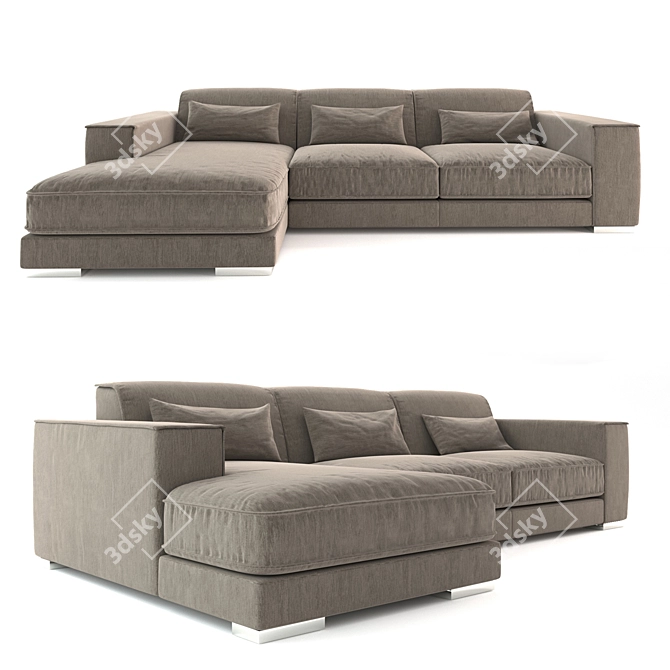 DOIMO SALOTTI Steven Sofa 3D model image 2