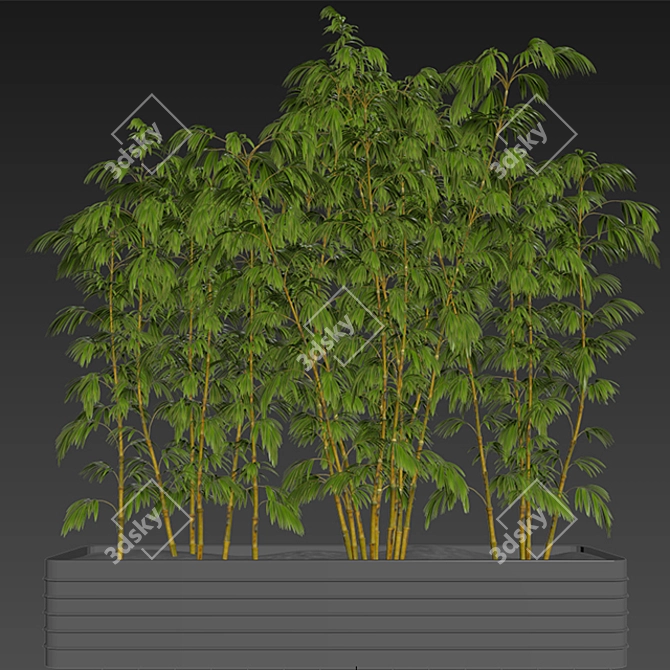 EcoGlow Bamboo Geometry 3D model image 3