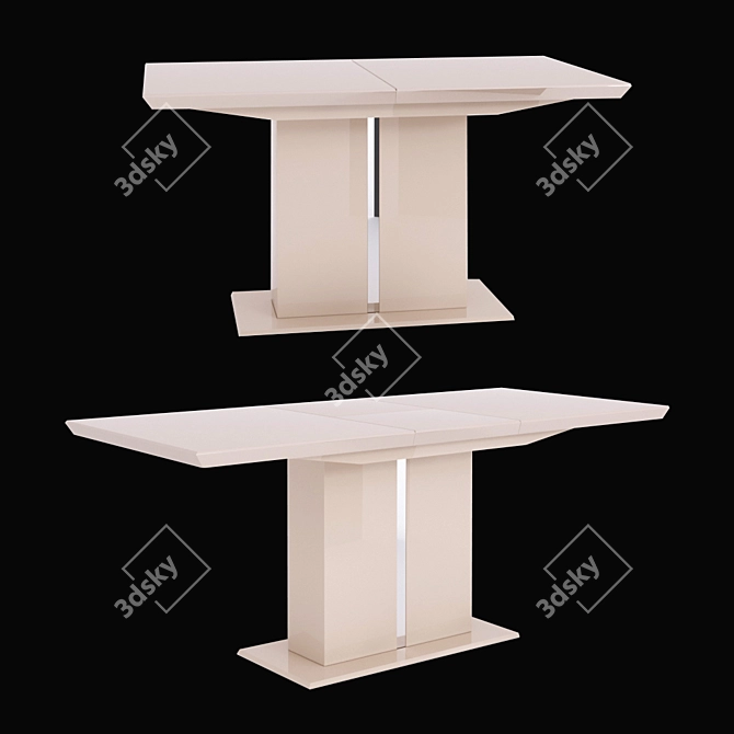 Nikolas Amsterdam Folding Table 3D model image 1