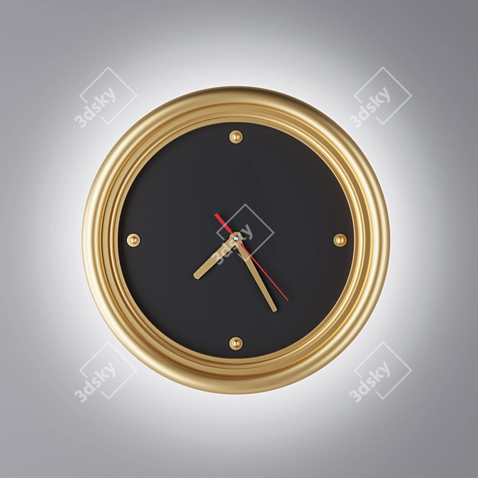 Artsy Timepiece: Pikartlights Clock 3D model image 2