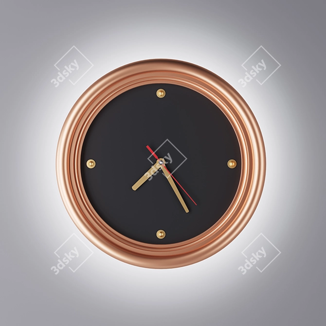 Artsy Timepiece: Pikartlights Clock 3D model image 3