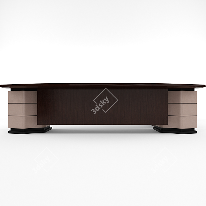 Executive Workspace: DS Boss Table 3D model image 3