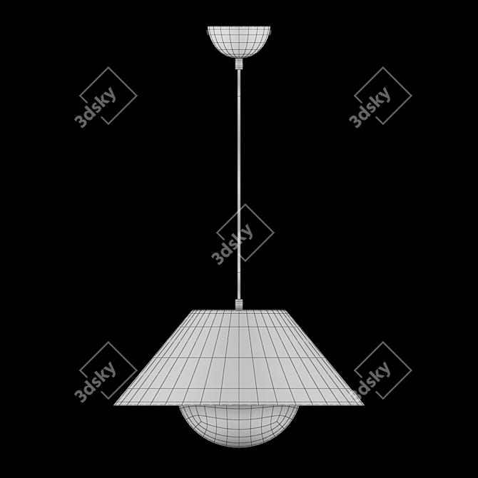 Freya Zara Pendant Light FR5008PL 3D model image 3