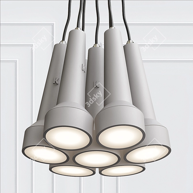 Torcia Pendant Light | Matteo Ugolini Design 3D model image 1