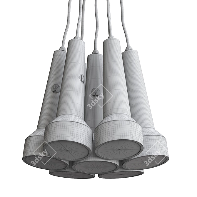 Torcia Pendant Light | Matteo Ugolini Design 3D model image 3