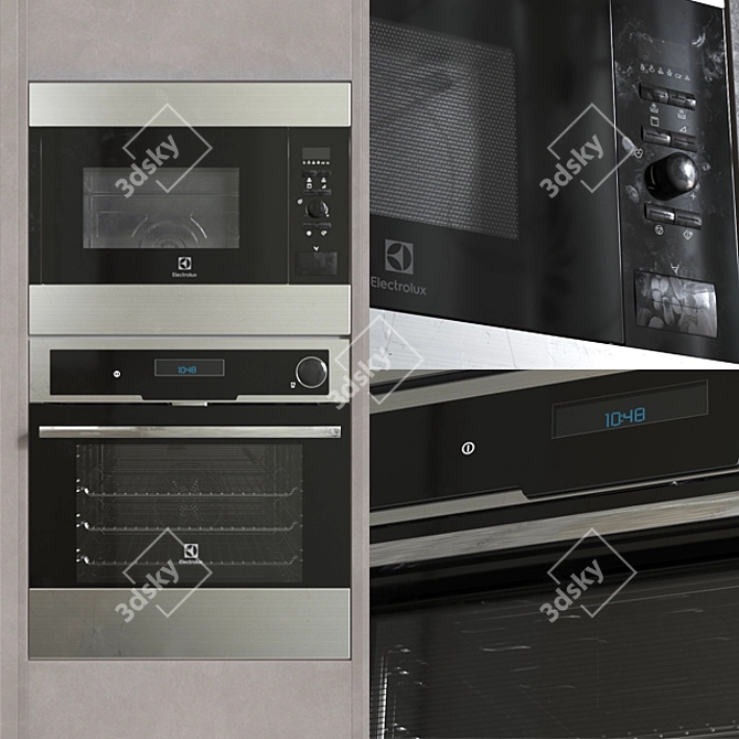 Electrolux EMS-17006OX: Efficient & Stylish Oven 3D model image 1