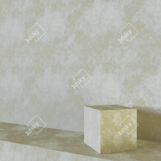 Barchan Decorative Plaster: Seamless Textures for Stunning Interiors 3D model image 1