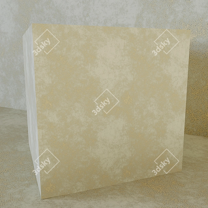 Barchan Decorative Plaster: Seamless Textures for Stunning Interiors 3D model image 2