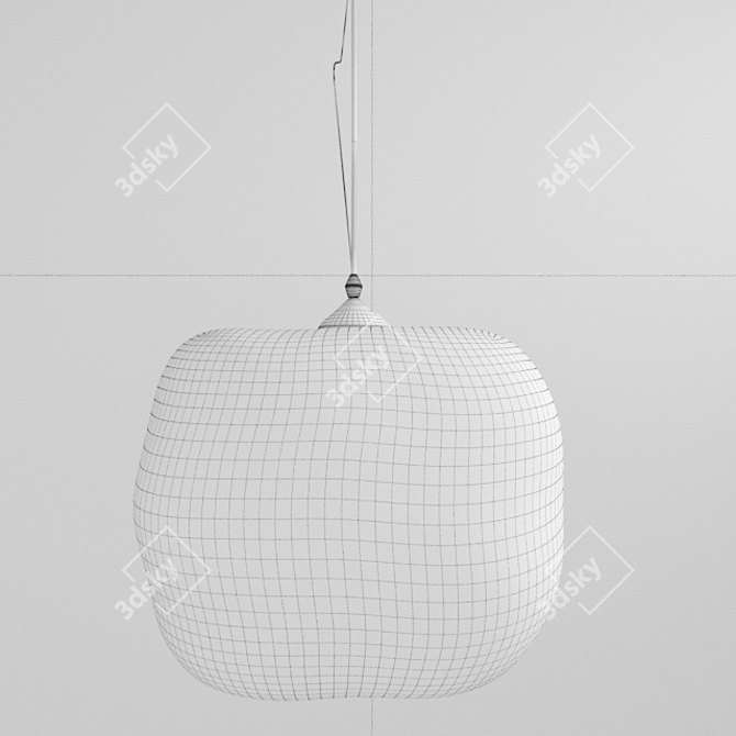 Multicolor Glass Lamp 3D model image 2