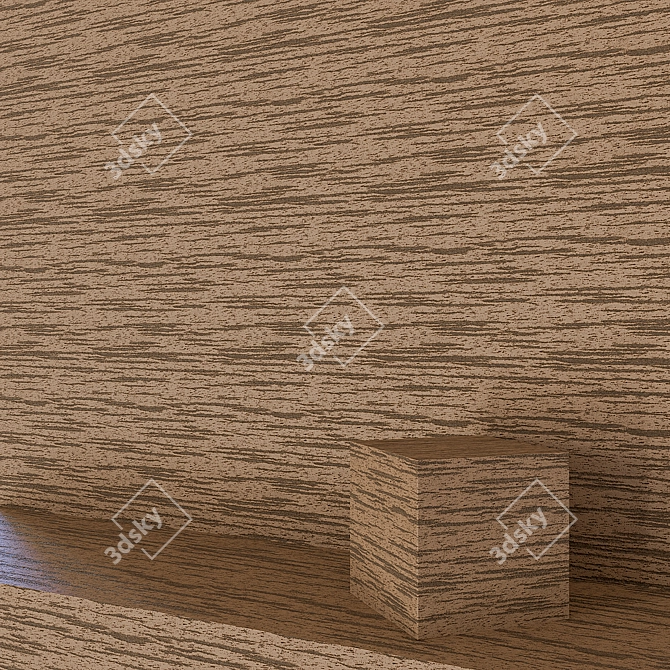 Travertin Plaster: Loft-inspired Decorative Texture 3D model image 1