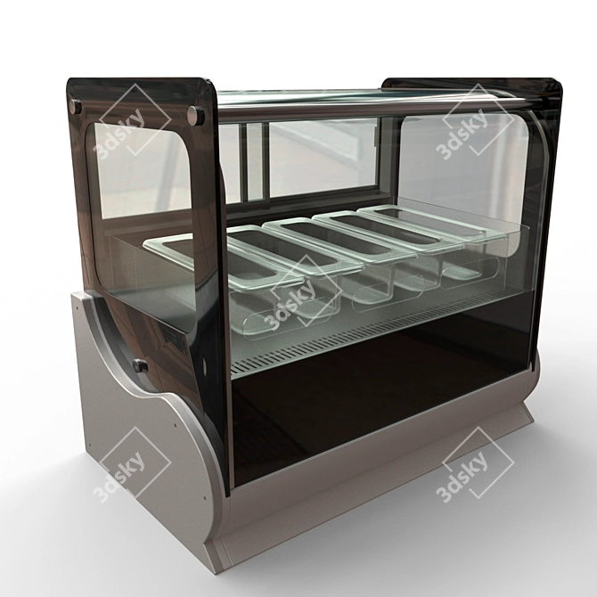 Starfood F-A530V: Simple Display Freezer 3D model image 1