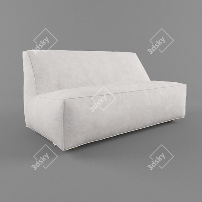 Modular Longer Sofa 3D model image 1