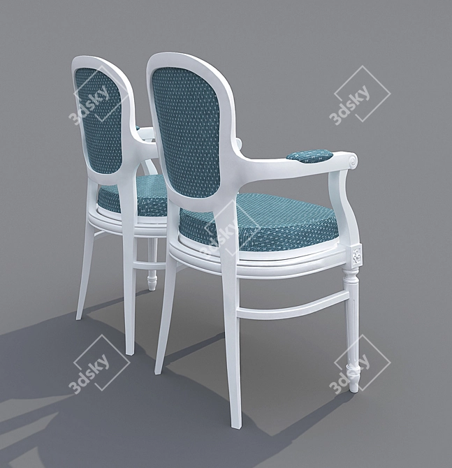 Gabriela: Theatrical Chair by Intermebel 3D model image 2