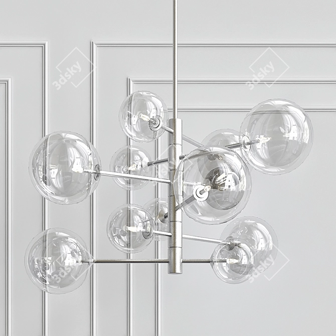 Mid-Century Starlight Chandelier 3D model image 1