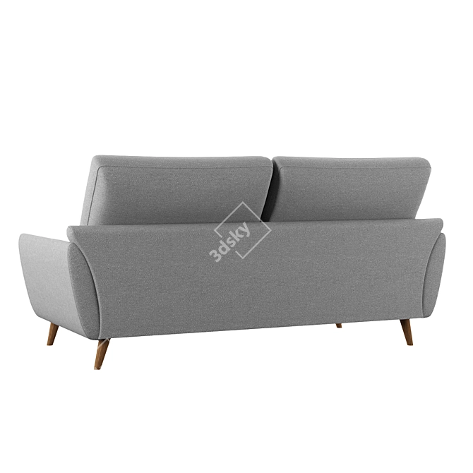 Modern 2 Seater Sofa with Vray Texturing 3D model image 2